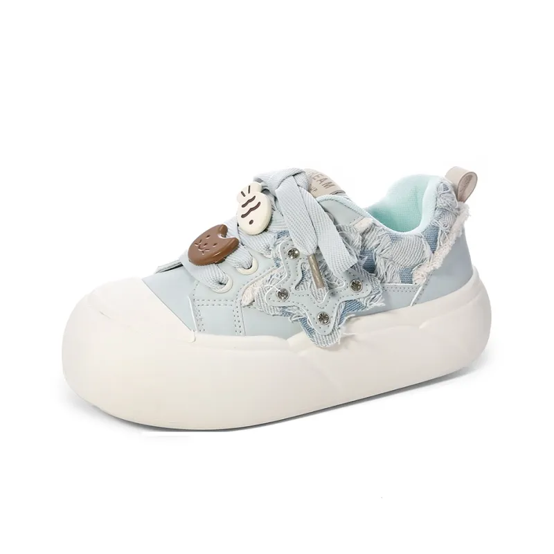 Lovely You Lightweight Cushioning Wear-Resistant Low-Top Skateboard Shoes Women's-7