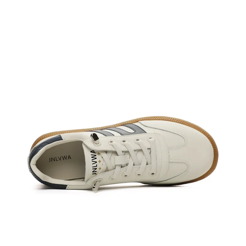 JNLVWA Anti-Slip Wear-Resistant Lightweight Breathable Low-Top Skateboard Shoes Women's-1
