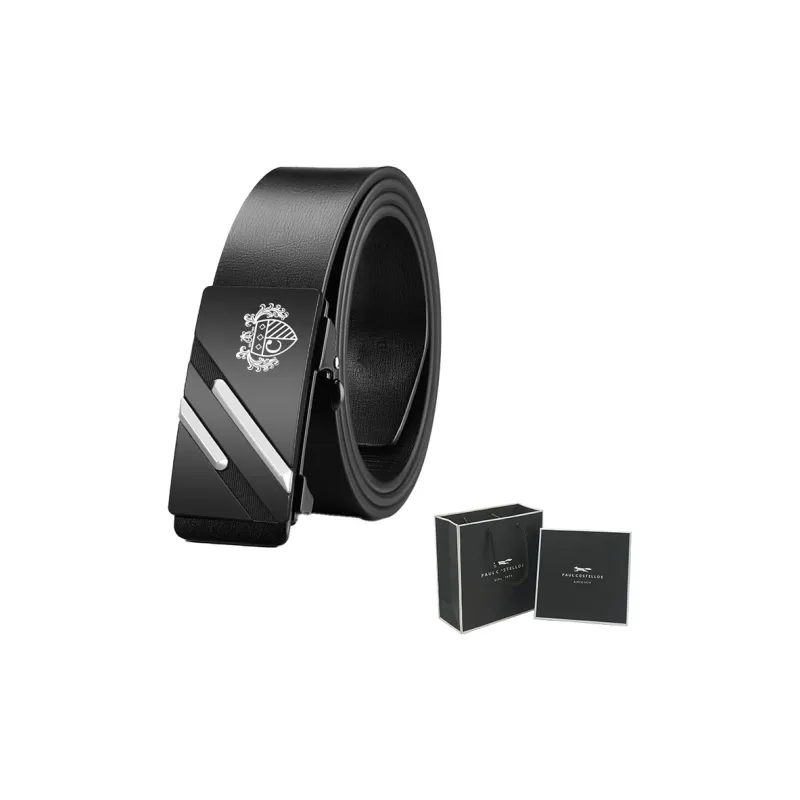 PAUL COSTELLOE Pu Leather Belts Unisex 3.3cm-8