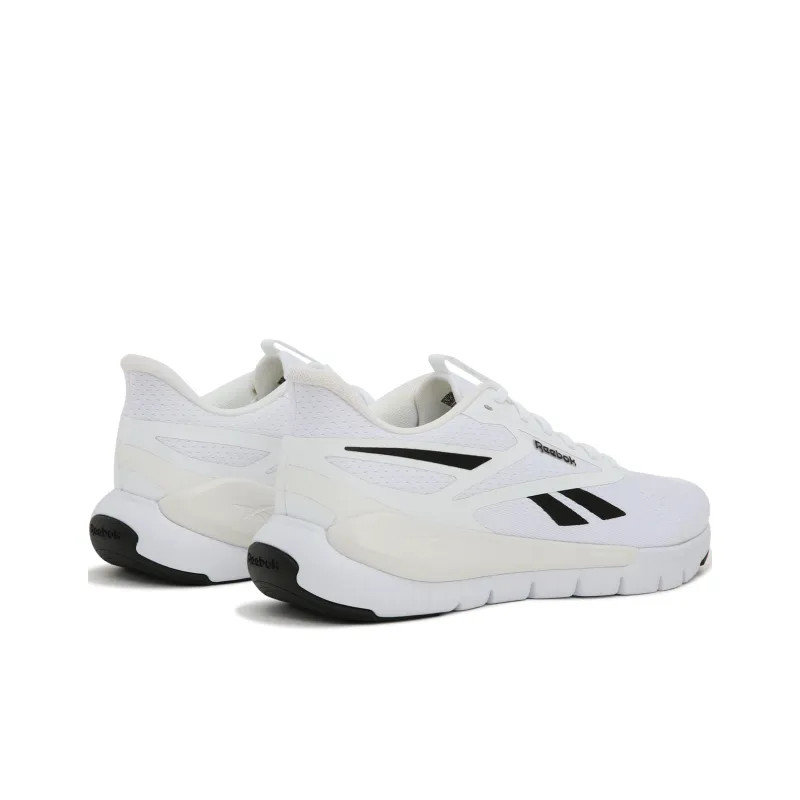 Reebok Support Wear Resistant Breathable Slip Resistant Low Top Running Shoes Unisex White Black-3