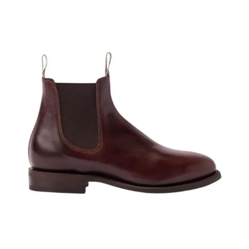 R.M.WILLIAMS Short Chelsea Boots Women's Red-1
