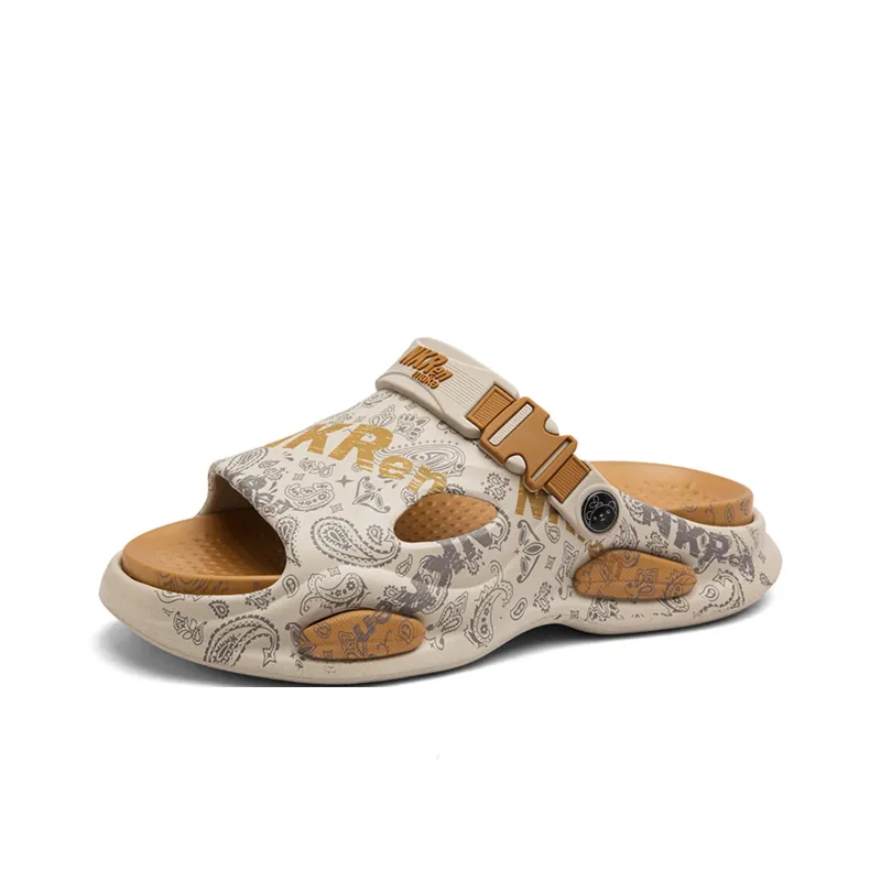 Budding Bear EVA Slip Resistant Odor Resistant Abrasion Resistant Slide Slippers Men's-3