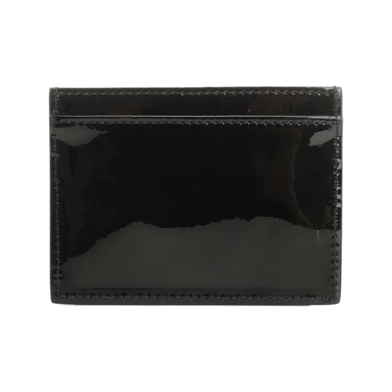 Vivienne Westwood Cow Leather Card Holder Men's Black-2
