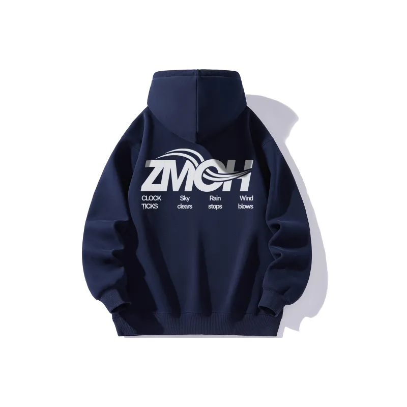 ZMOH Fleece Lined Hoodie Unisex Couple's-18