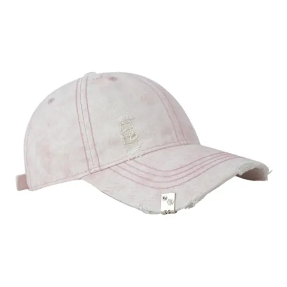 FREE RABBITⅡ Spring Summer Metal Buckle Decoration Slimming Effect Baseball Caps Unisex-9