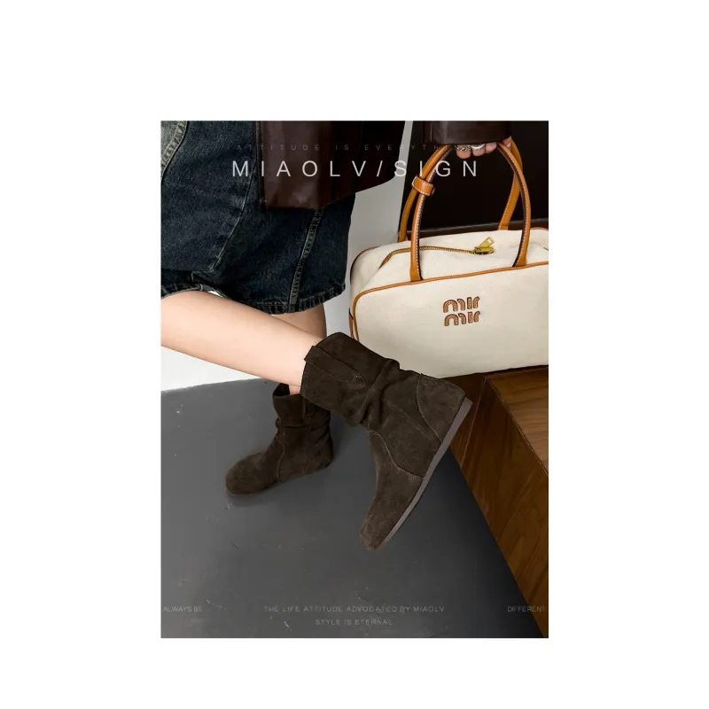 Wonderful Couple Ankle Boots 1.5cm Women's-43