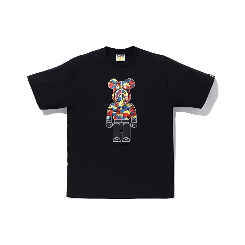 Bape X Medicom Toy Camo Bear Tee-0