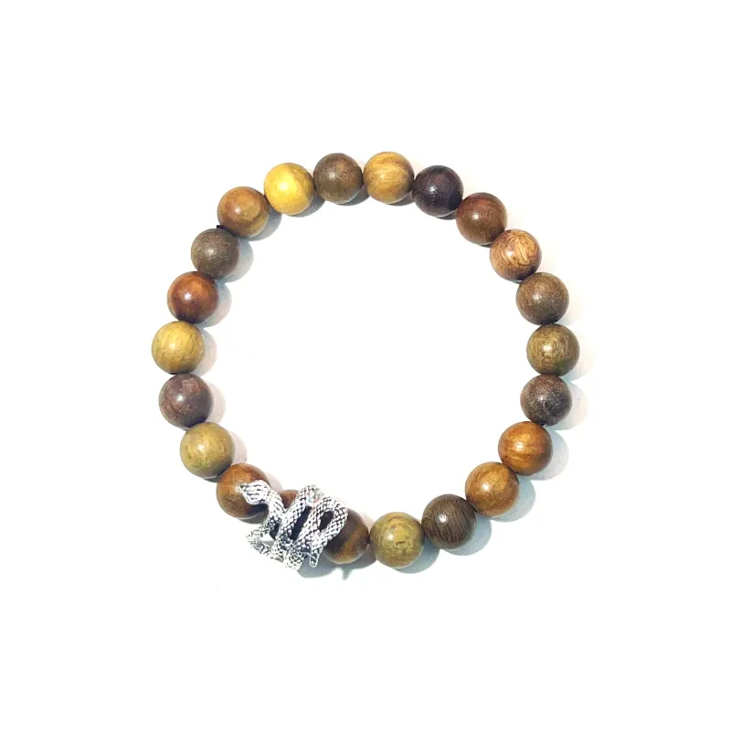 JUANLAN Green Sandalwood Bracelets Unisex-0