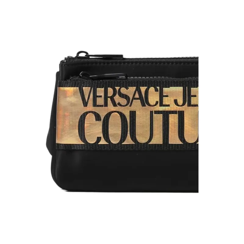 VERSACE JEANS COUTURE Polyamide Fanny Pack Men's Black-2