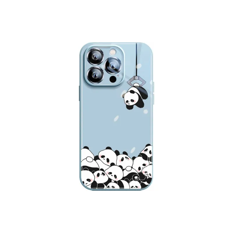 Sen Dog Glass Material Cute High End Niche Phone Cases Suitable For Apple 15Promax/Pro/Plus/14/13/12-24