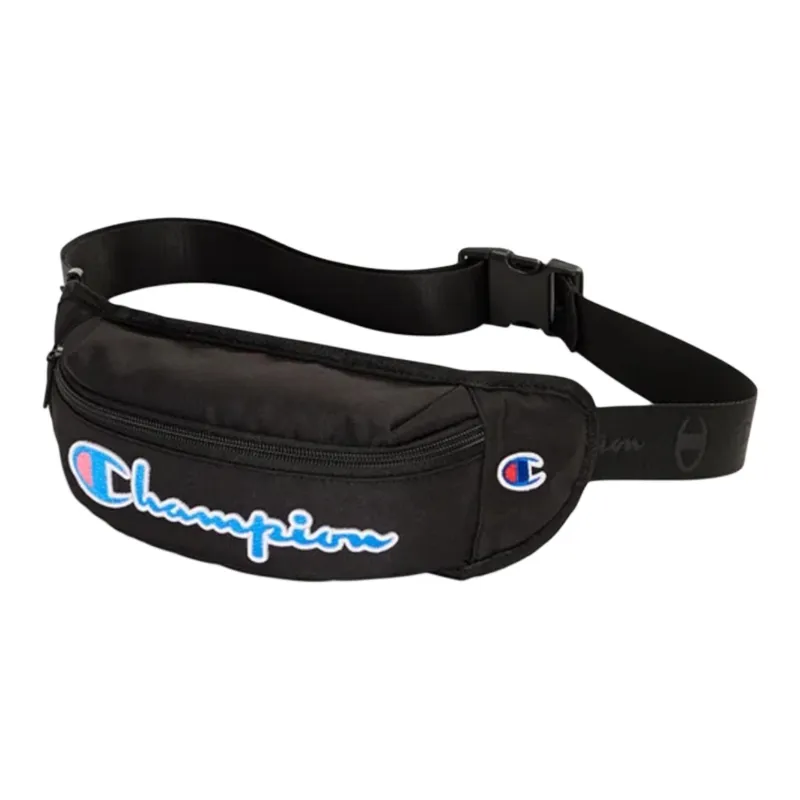 Champion Polyester Crossbody Bag, Fanny Pack Unisex Black-0
