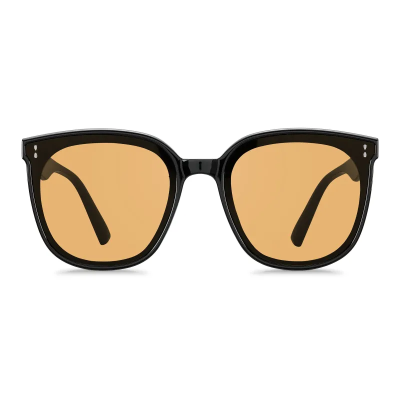 Anxious PC Round Sunglasses Unisex-4