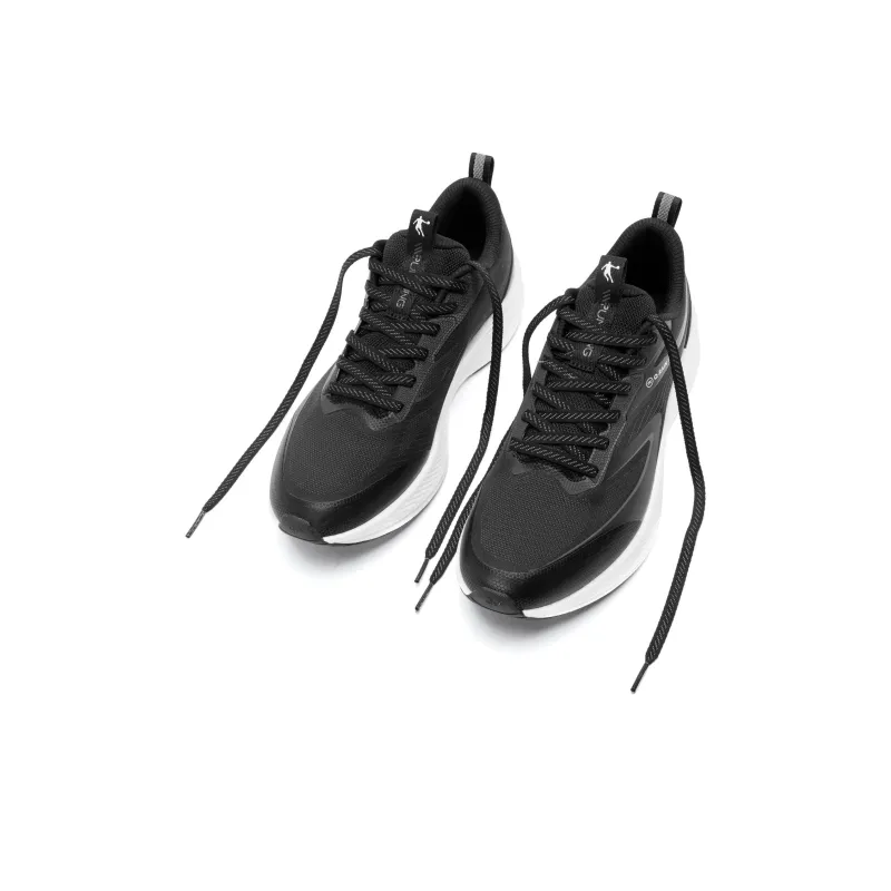 QIAODAN Rapid LITE Running Shoes Men Low Top Black/Jordan White-4