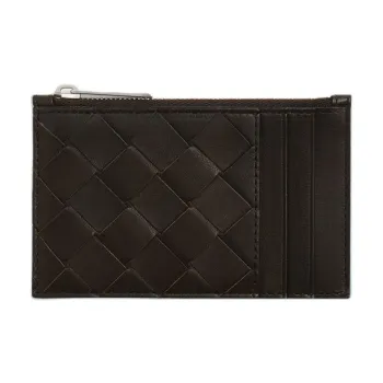 Bottega Veneta Calfskin Card Holder Men's Gummy With Ice