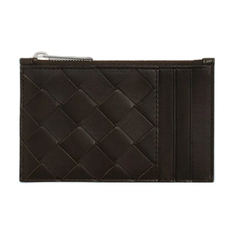 Bottega Veneta Calfskin Card Holder Men's Gummy With Ice-0