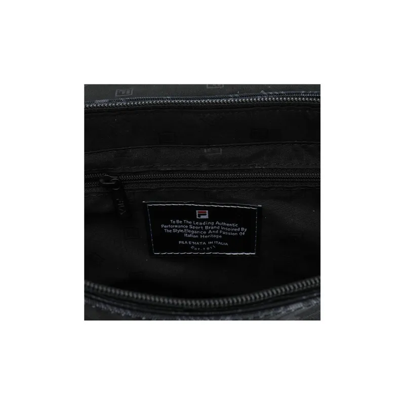 FILA Fabric Crossbody Bag Men's Black Gray-3