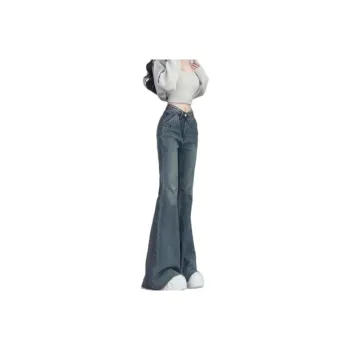 MIMOSA CHUR Jeans Women's Vintage Blue High Quality Edition