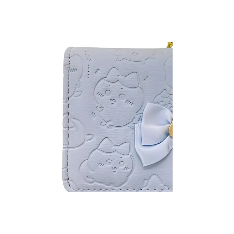 Chiikawa Synthetic Leather Wallet Women's Blue-3