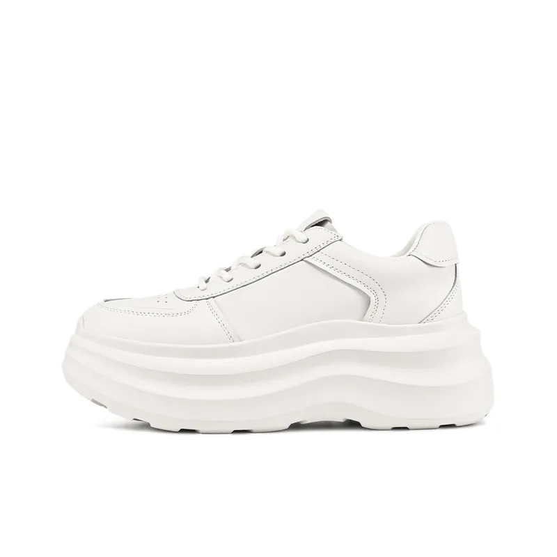Rosa Bianca Breathable Lightweight Height Increasing Low-Top Chunky Sneakers Women's-0