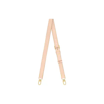 LOUIS VUITTON Cow Leather Bag Strap Women's Pink