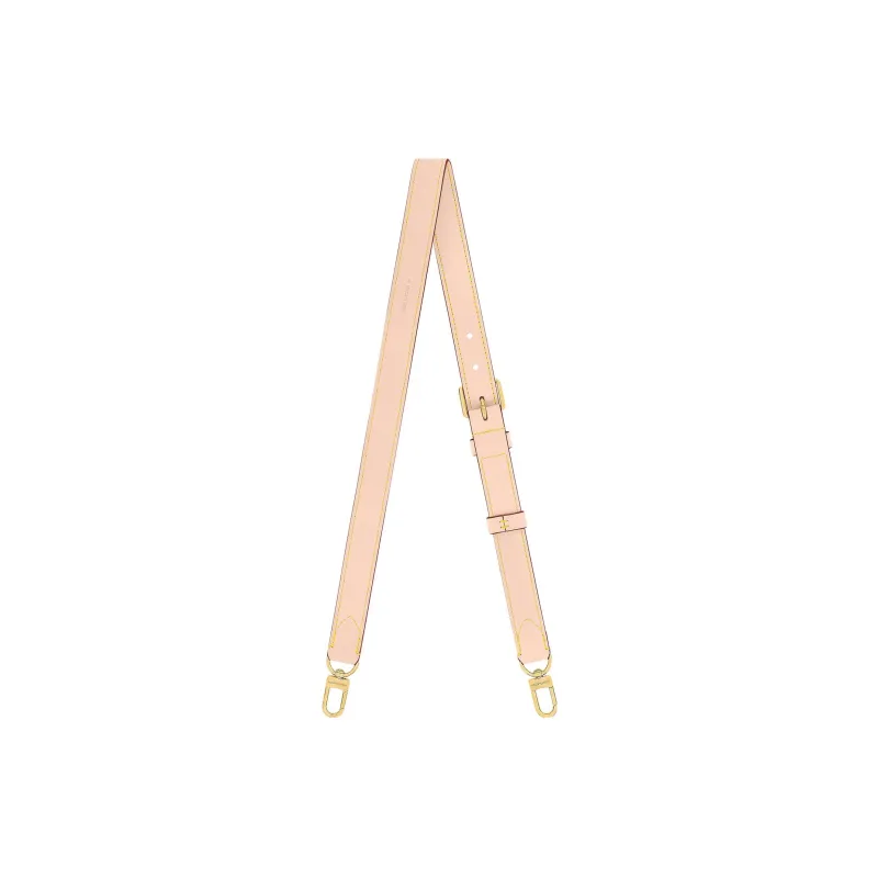 LOUIS VUITTON Cow Leather Bag Strap Women's Pink-0