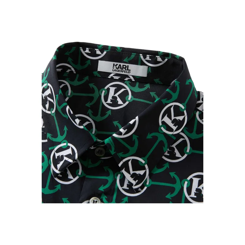 KARL LAGERFELD SS25 Shirt Men's Black-2