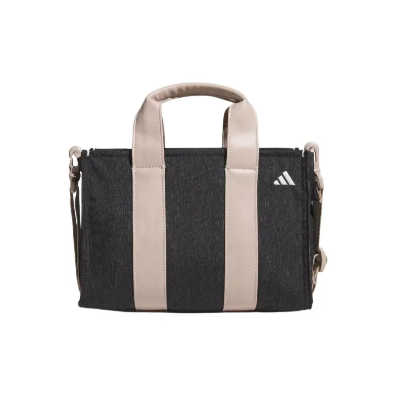Adidas Polyamide Tote Bag Shopping Bag Shoulder Bag Crossbody Bag Handbag Unisex Black-0