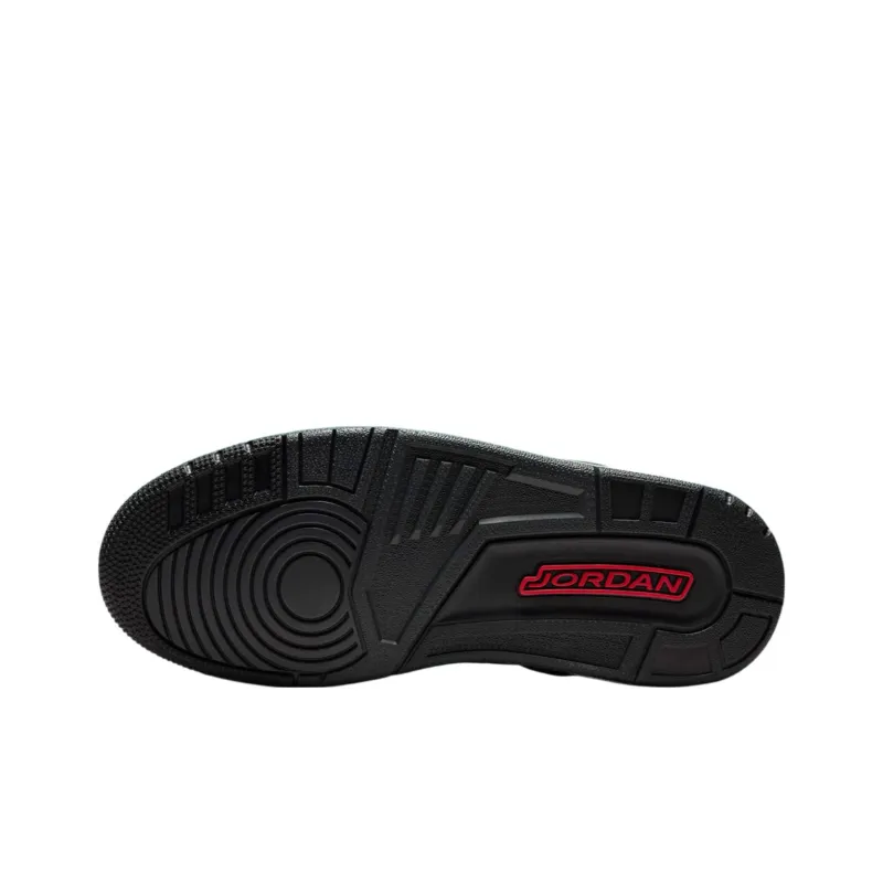 Jordan Spizike Anti Slip Wear Resistant Low Top Vintage Basketball Shoes Unisex Black-4