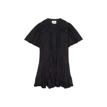 ISABEL MARANT ETOILE Short Sleeved Dress Women's Black