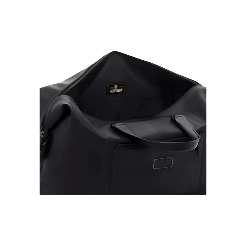 TUMI Cow Leather Travel Bag Men's Black-3