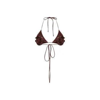 Magda Butrym Floral Triangle Bikini Top