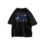 Black (B Letter Sticker Back Logo)