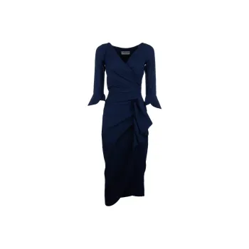 CHIARA BONI La Petite Robe Long Sleeved Dress Women's Midnight Blue