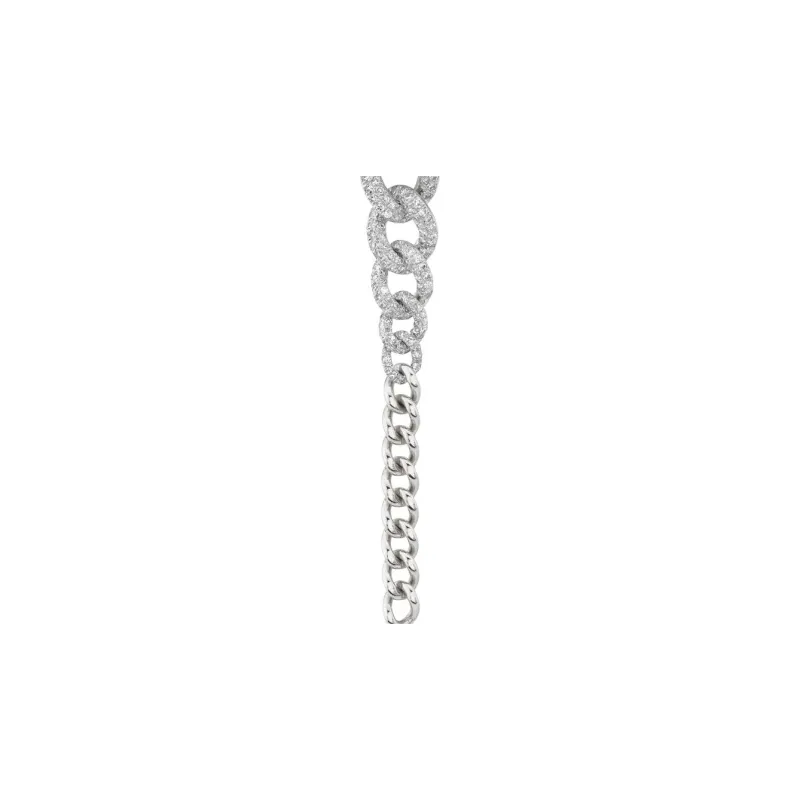 Shay 18K White Gold Pavé Diamond Drop Earrings-1