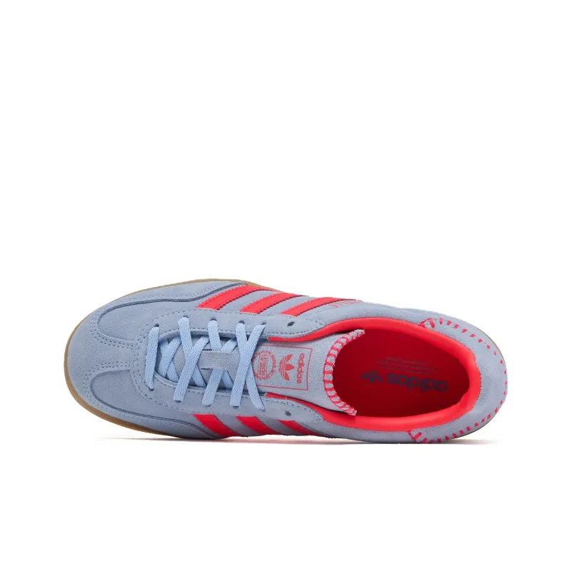 Adidas Originals GAZELLE INDOOR Abrasion Resistant Low Top Skateboard Shoes Women's Blue-4