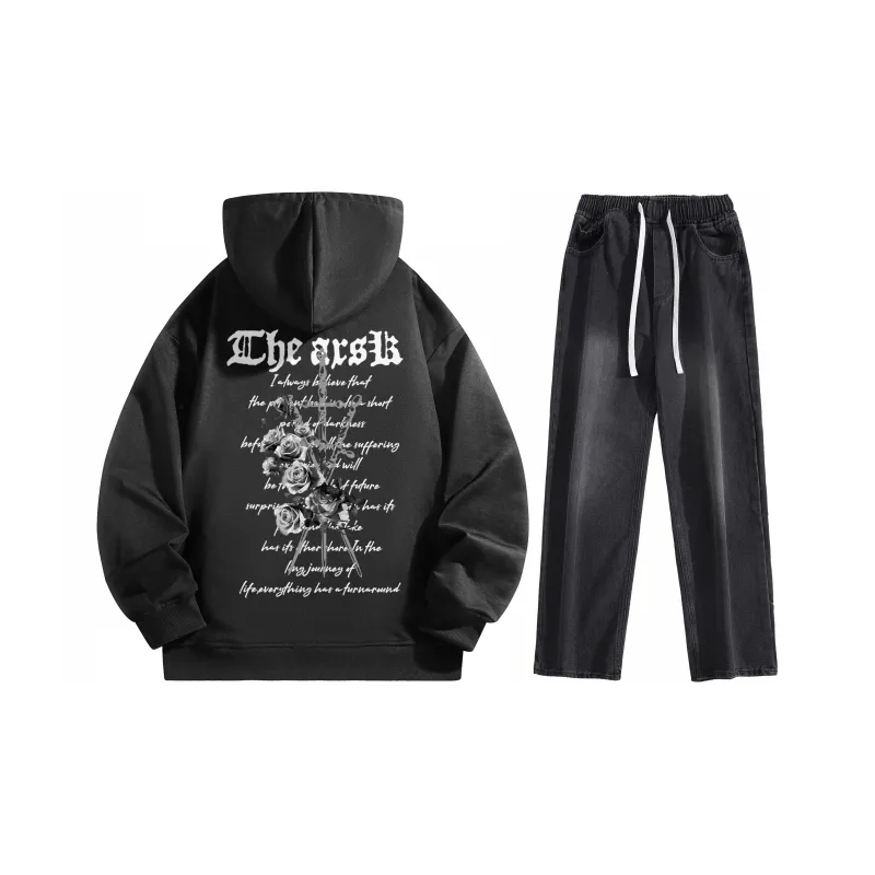 A.X.S.K Sweatshirt Sets Unisex-0