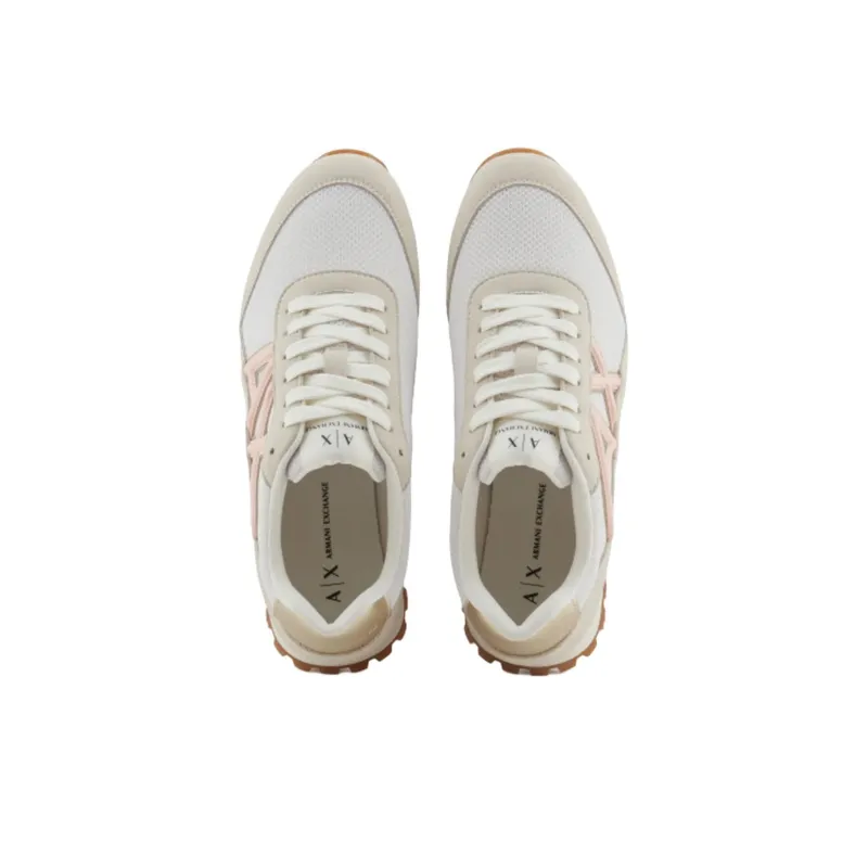 ARMANI EXCHANGEAE Low Top Casual Shoes Women's Greige-3