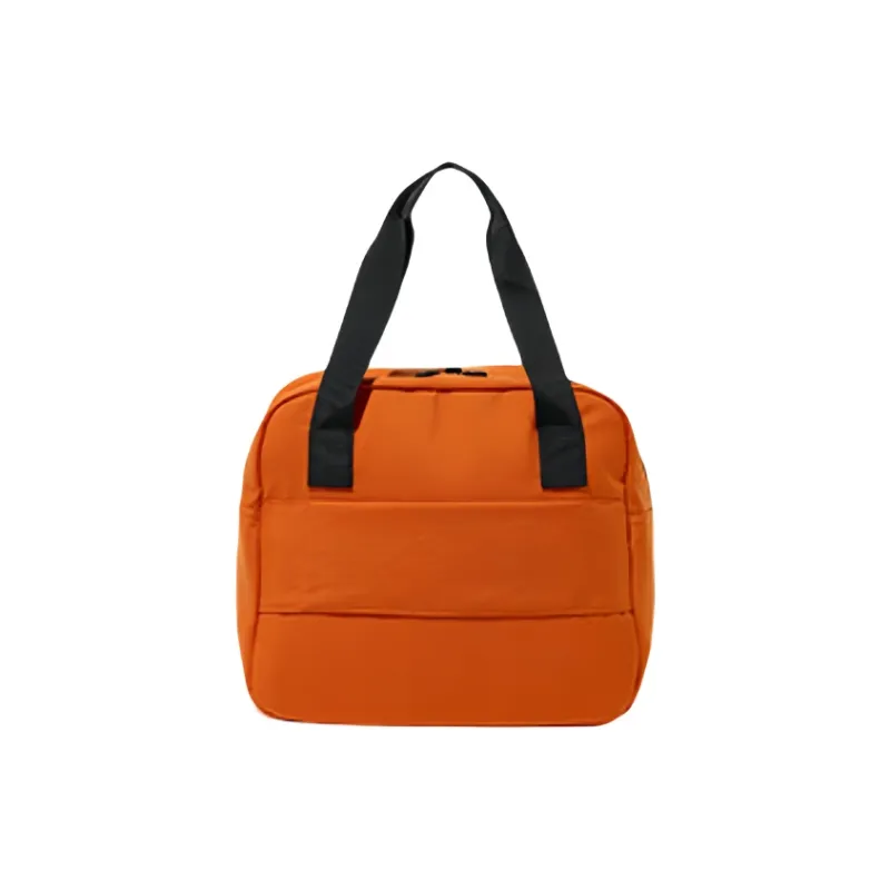 FOUVOR Nylon Handbag Regular Unisex Red Tea Brown Orange/Caviar Black-2