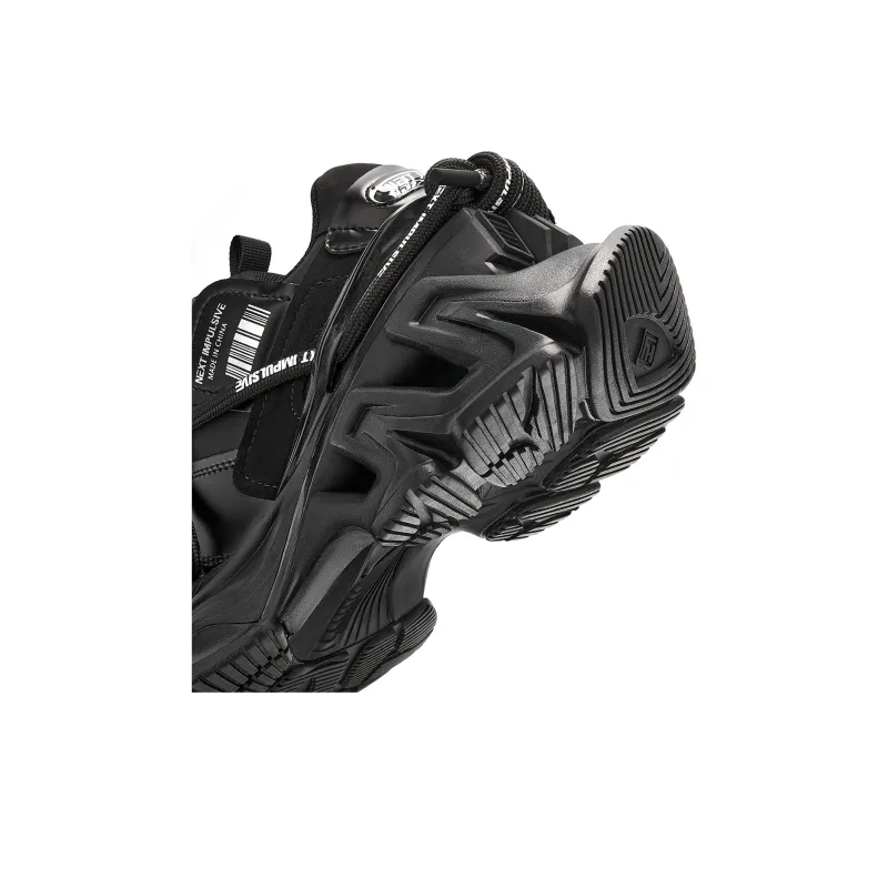 NEXT IMPULSIVE NEXT IMPULSIVE Low Top Chunky Sneakers Unisex Cosmic Black Brand Theme Box Limited Edition-4