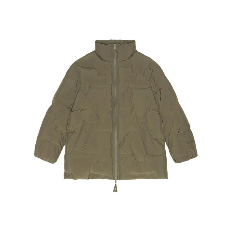 GANNI Kalamata Puffer Midi Jacket-0