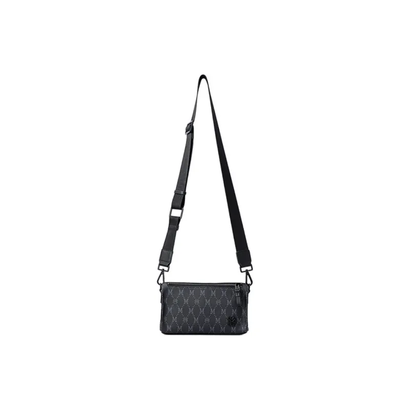 FION Mountain And Sea Journey Series Artificial Leather Fabric Shoulder Bag Men's-6