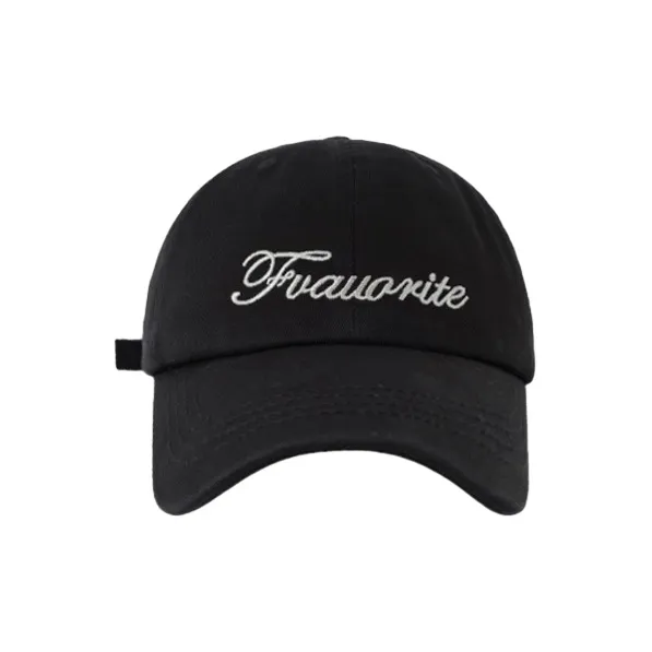FREE RABBITⅡ Korean Style Trendy Letter Embroidery Accentuates Face Baseball Caps Unisex-2