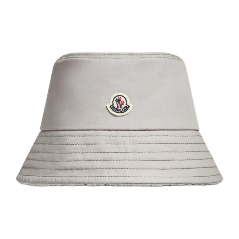 Moncler Cotton Bucket Hats Women's Gray-0