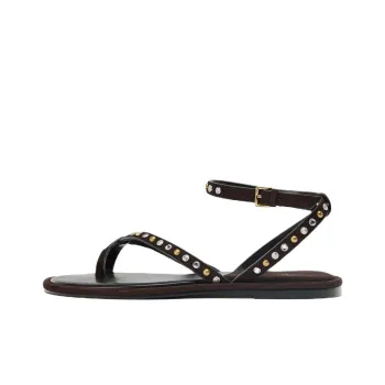 ZARA One Strap Sandals Women's Brown