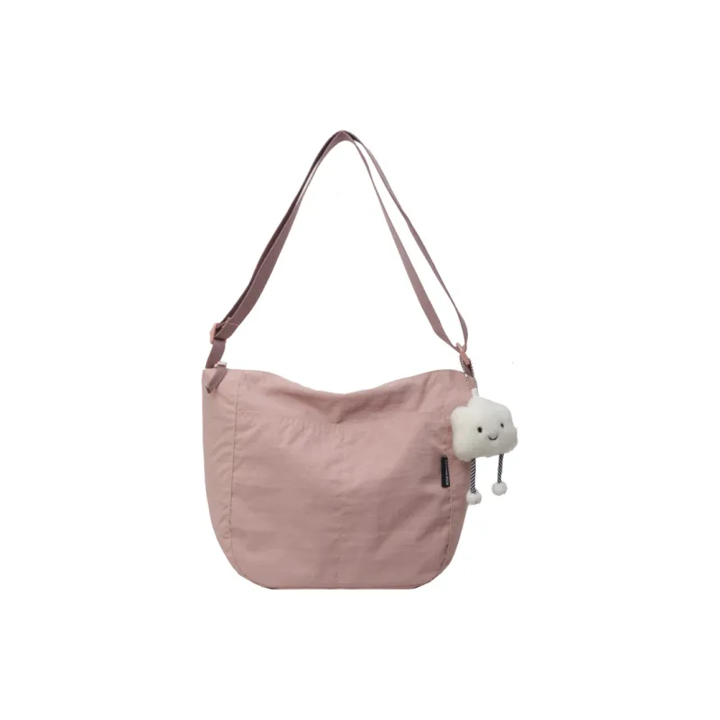 Yalu PU Shoulder Bag, Crossbody Bag Regular Women's Black/Ecru/Green/Pink-19
