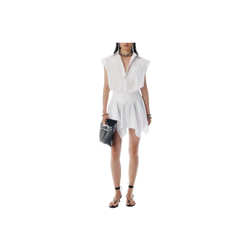 Alexander Wang Sleeveless Dress Women's White-0