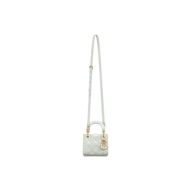 DIOR Lady Dior Calfskin Lady Dior Bag Handbag Mini Women's Light Mint Green-3