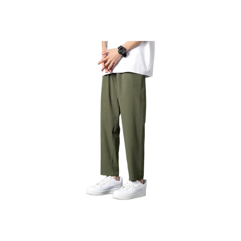 JEANSWEST Casual Pants Unisex Black-5