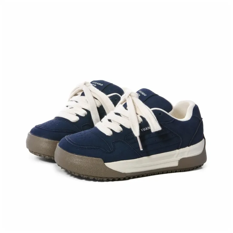 FULLXUAN Japanese Minimalism Sports Low Top Skateboard Shoes Women's-30