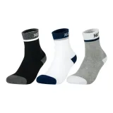 3 Pack (Black+White+Light Gray)